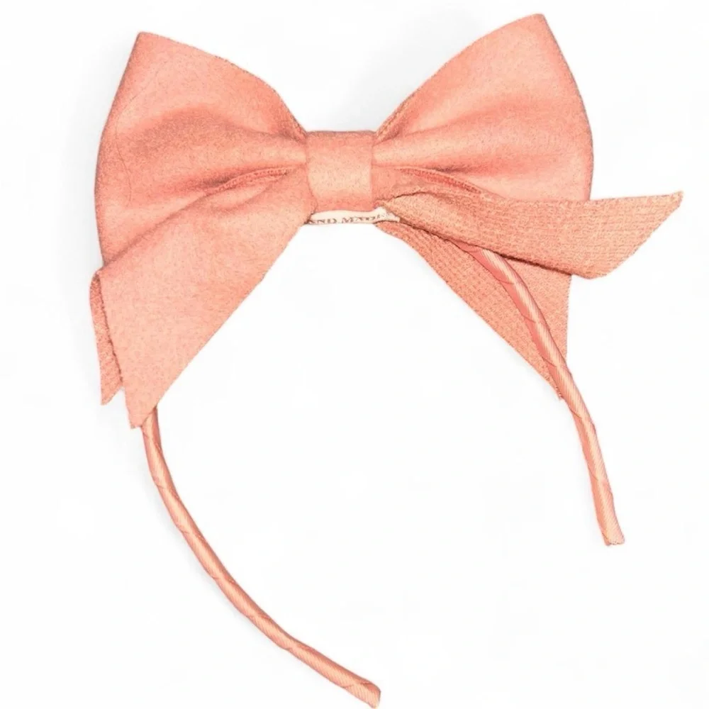 Charming Pink Bow Headband for Kids